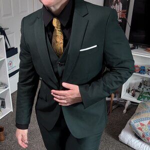 Men's Blazer Collar Long Sleeve Jacket